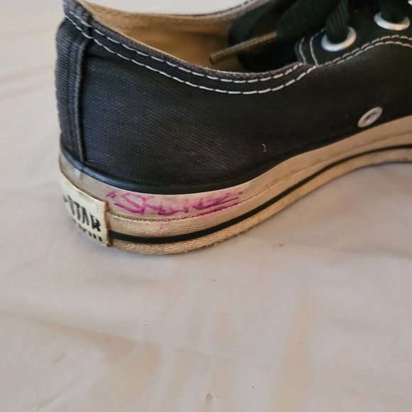 Converse All Star Chuck Taylor Low Top Black Men 4.5 Women's 6.5 - Picture 8 of 9